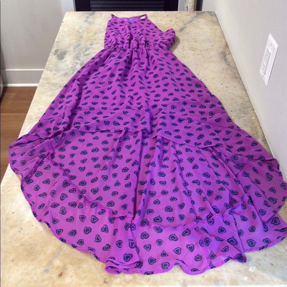 L'Amour Purple Heart Maxi Dress